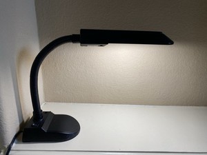 Vintage LEDU Adjustable Gooseneck Desk Lamp L516MB U-Shaped Fluorescent Bulb