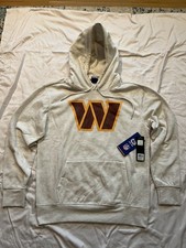 NEW Washington Commanders NFL Pullover Sweatshirt Hoodie Ultra Game Men's M Grey