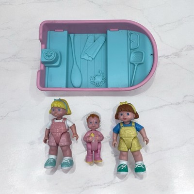 Fisher Price Loving Family Dream Dollhouse Blue Pink RV Camper Boat  Dolls