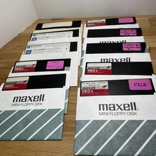 lot of mini floppy disk