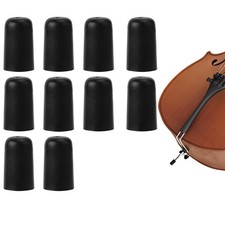 4pcs Cello Endpin Rubber Tip, Black Cello Endpin Stopper, Anti-Slip Design, F...