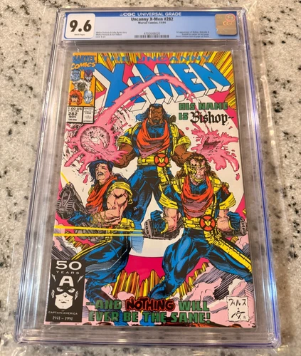 Uncanny X-Men # 282 CGC Graded 9.6 Marvel Comic Book 1st Bishop Appearance JH26