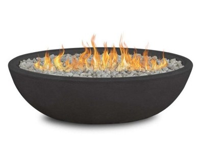 Real Flame 590LP Riverside 48''W 50,000 BTU Outdoor Fire Pit - Shale