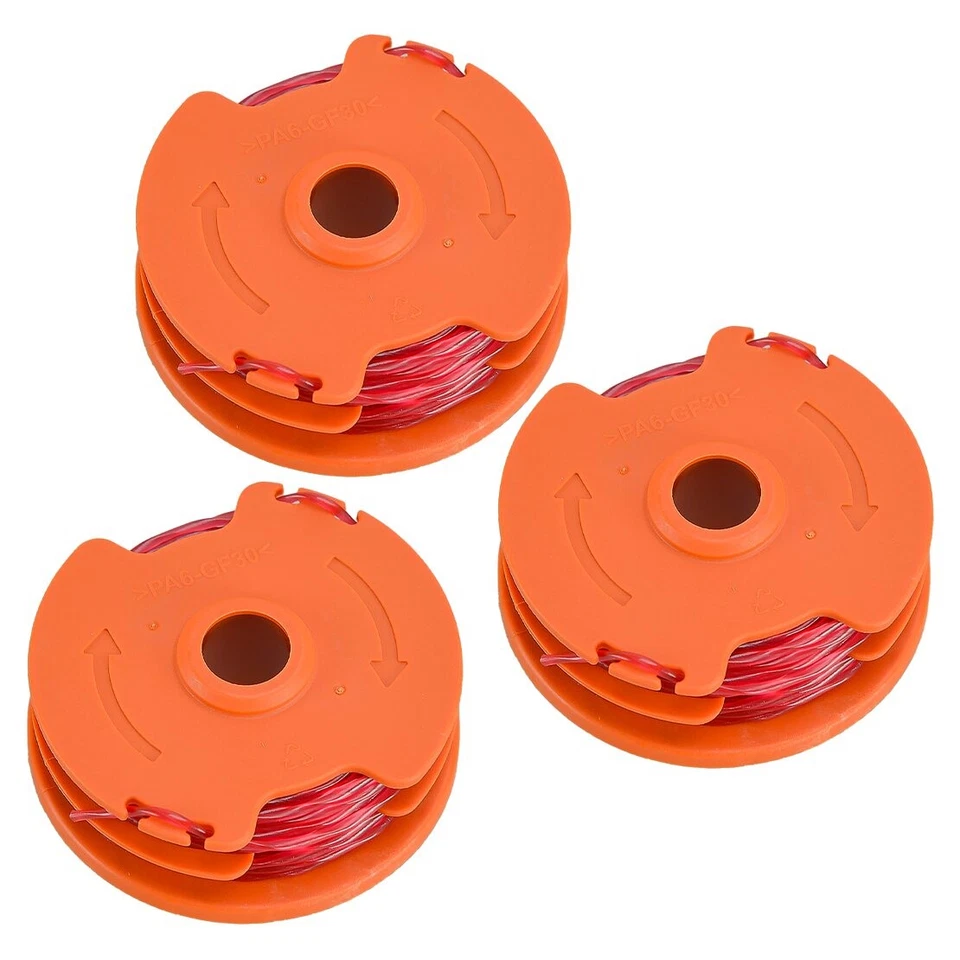3x Dual Line Grass Trimmer Spool Fit For Worx WG105 WG108 WG109 WG112 WA0007 xj - Image 3 of 4