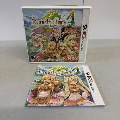 Nintendo 3DS XSeed Rune Factory 4 - Case & Manual Only No Game Included