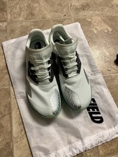 Nike Zoom Rival White/Green Track  Field Running Shoes US 9.5 Bag Spikes