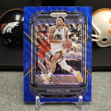 Ryan Rollins BLUE Wave Prizm (RC) SP 2022-23 Panini Prizm #229 GSW