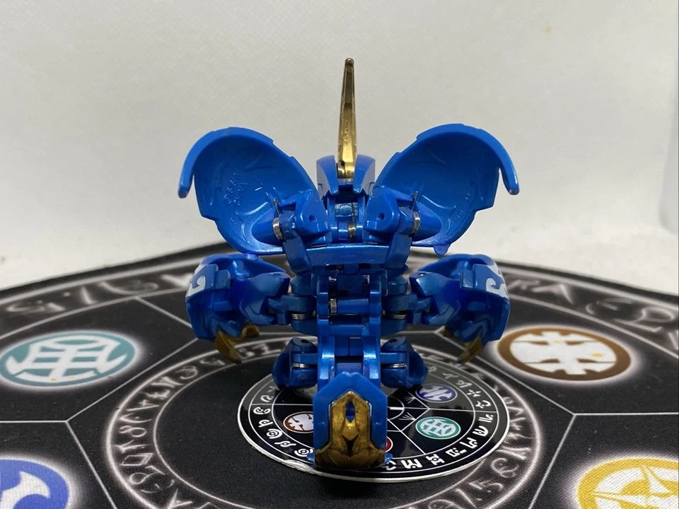 Bakugan BakuTech Pyrus Rise Dragaon Blue & card MG Japan Import Rare - Image 3 of 4