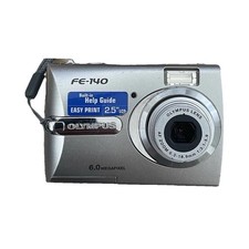 Olympus FE-140 FE Series Compact Digital Camera 6.0MP 3x Zoom WORKING READ