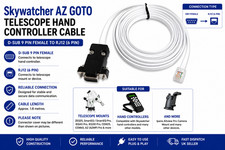 SKYWATCHER VIRTUOSO 90 AZ GOTO TELESCOPE HAND CONTROLLER CABLE OTHER MODEL