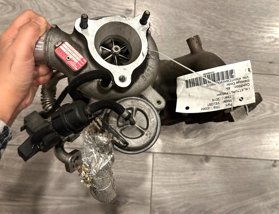 Hyundai Veloster 2015 2016 2017 turbocompresor, 28231-2B740, original OEM Foto 3 de 4