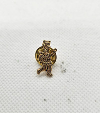 gold-tone cartoon character Enamel Pin, Lapel Pin - Vintage