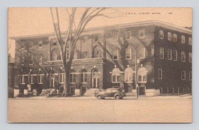 Postcard W.M.C.A. Auburn Maine ~ Unposted