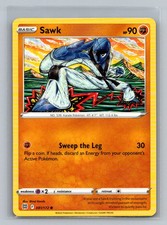 Sawk 081/172 Brilliant Stars Carta Pokemon TCG Non Holo NM 2022 BRS Inglese