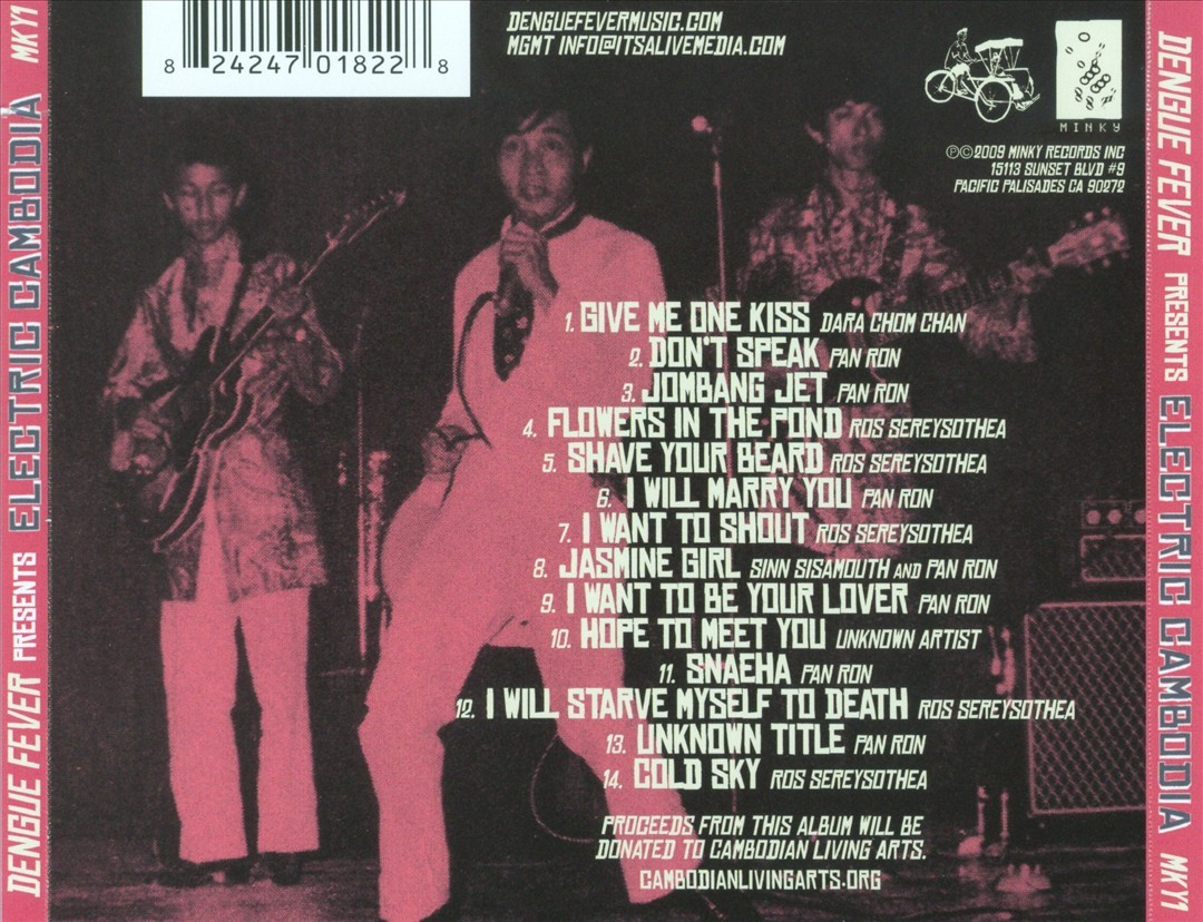 Various Artists Dengue Fever Presents: Electric Cambodia New Cd