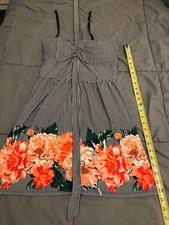NO BOUNDARIES: Womens Size Large, (11-13) Spaghetti Strap, High Low Sun Dress.