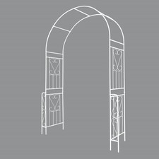 Garden Arch, Width 55'' Gates Trellis Climbing Plants Support Rose Arch Outdoor