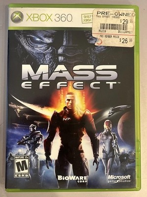Mass Effect Microsoft Xbox 360, 2007 Complete With Manual Tested READ