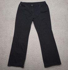 Hearts of Palm Jeans Womens 14 Black Denim Bootcut 33x30 