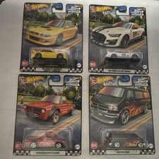 Premium Hot Wheels Lot Of 4 98 Subaru 20 Shelby Gt500 Vw Caddy Dodge Van