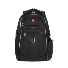 SWISSGEAR Scan Smart TSA Laptop 17.5" Backpack - Black: College Softside Bag