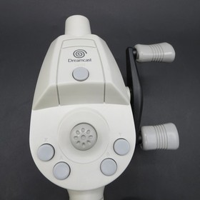 Dreamcast Fishing Rod Controller White HKT-8700 with Get Bass Game Japanese