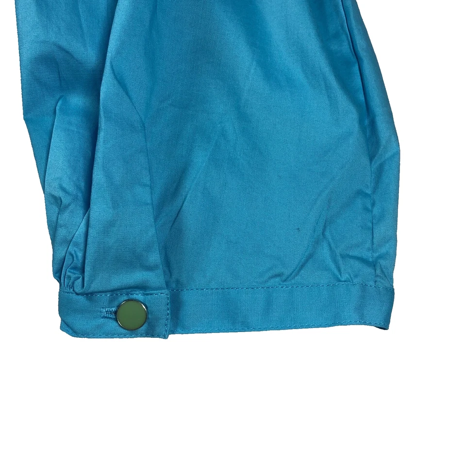 Camisa túnica para mujer Motto talla L azul elástica bordada manga 3/4 cuello nueva sin etiquetas Foto 3 de 4