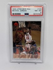 1998 Upper Deck MJx- Michael Jordan #123 PSA 8