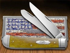 Case xx Knives Trapper Smooth Antique Bone Handle Pocket Knife Stainless 58182