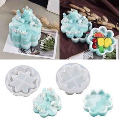 Resin Box Molds with Lid,3D Jar Silicone Mold,Trinket Storage Container Box Mold