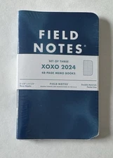Sealed Field Notes XOXO conference 2024 set of 3 notebooks Catching the Light