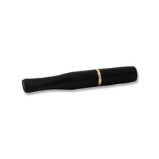 Denicotea Standard Zigarettenspitze schwarz/gold mit 10 Ersatzfiltern