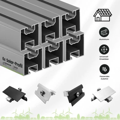 TKTRADING24 Solarprofile - TKS-30 - PV-Profile - Zubehör - Befestigungssystem