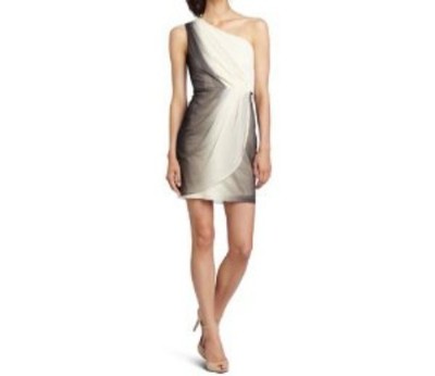 max and cleo black one shoulder dress MAX & CLEO BEAUTIFUL BLACK TINY SEQUIN ONE SHOULDER DRESS SZ -8 NWT