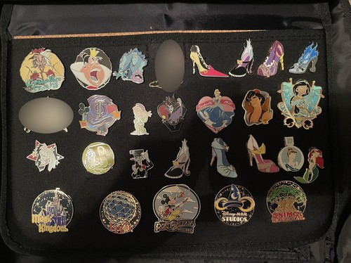 Lot of 26 Disney Pins Princess Shoes Heels Slippers Aladdin WDW Magic Studios~
