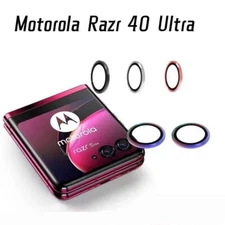 Alloy Camera Protector  Motorola MOTO RAZR 50 40 Ultra Metal Glass Lens Ring Cap
