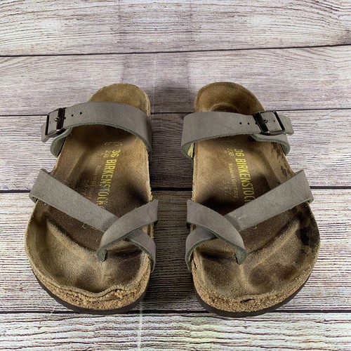 Sandali Birkenstock Mayari donna 5 36 marroni con passanti invecchiati - Foto 4 di 11
