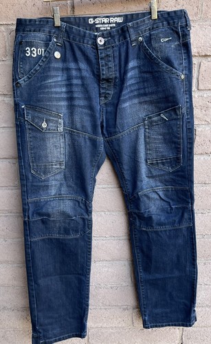 G-STAR RAW DENIM 3301, KBWG 100, BUTTON 