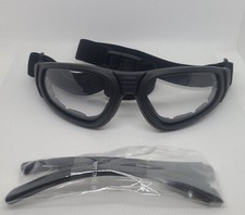 Pyramex XSG Ballistic Antifog Safety Glasses, Clear Lens With Strap And Temples