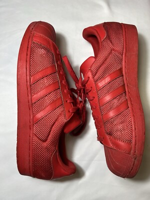 【Golden 】Superstar Sneakers Check Red Pink Tab★人気 Women's Super-Star LTD in red suede with silver star and