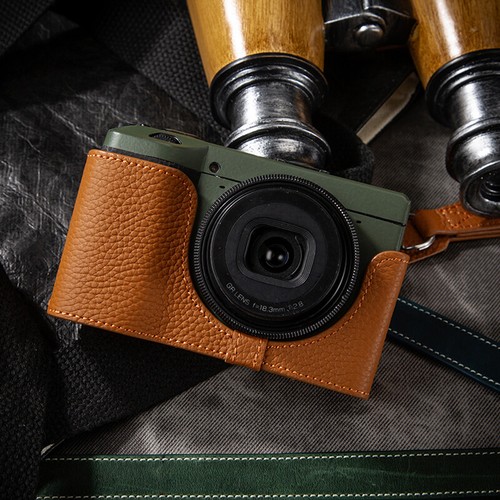 Suitable For Ricoh GR3/GR3X Genuine Leather Camera Half Case Bag Covers Handmade - Picture 10 of 40