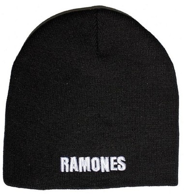 Ramones Presidential Seal Double Embroidered Logo Beanie Hat  display picture 1