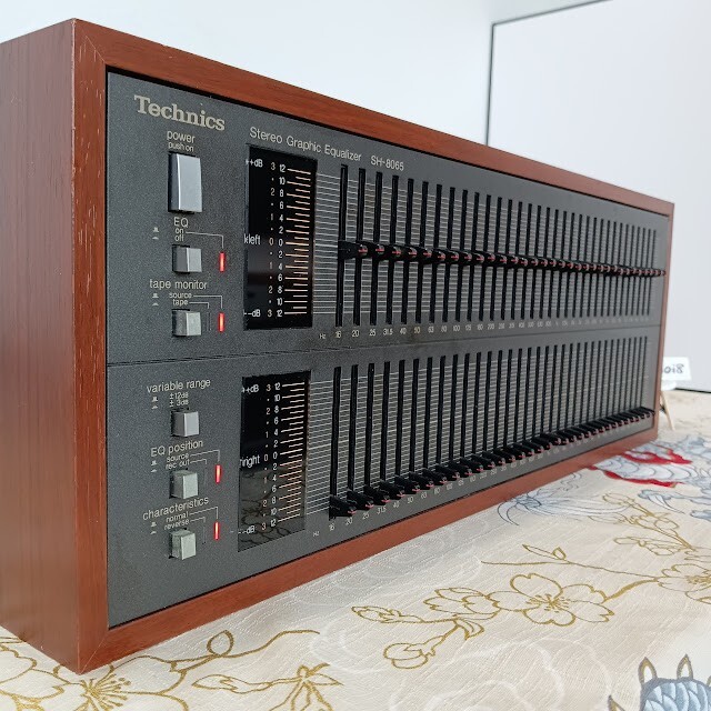 Technics SH-8065 Stereo Graphic Equalizer Black - Barely Used 