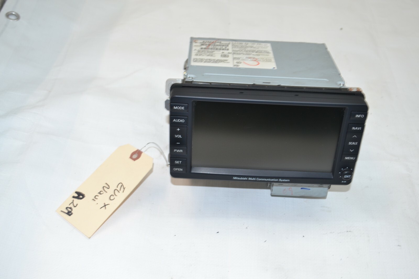 1113 Mitsubishi Lancer EVOX Navigation Head Unit Oem GPS Outlander