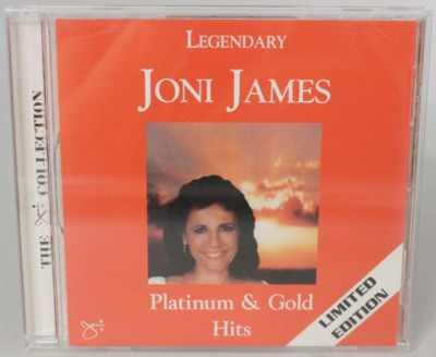Joni James Legendary Platinum & Gold Hits CD 1995 Your Cheatin Heart Danny Boy