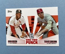 2023 Topps Baseball Bob Gibson / Steve Carlton One-Two Punch #12P-22 Cardinals