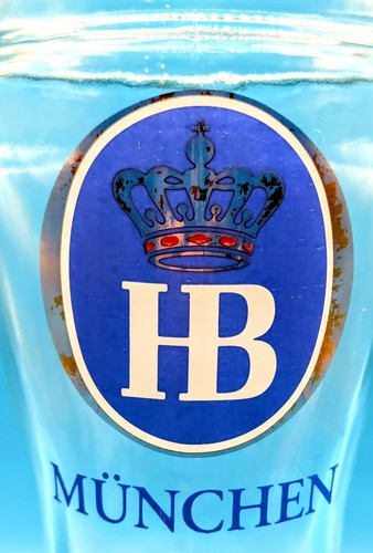 Hofbrauhaus HB Glass BEER BOOT 1. Liter Hofbrau Munchen GERMANY 9.5" "DAS BOOT" - Picture 4 of 17