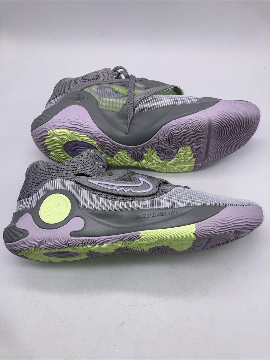 Nike KD Trey 5 X Basketball Shoes DD9538-012 Gray Lilac Volt Men Sz‎ 7 Women 8.5 Nike™ KD Trey 5 X Basketball Shoes Particle Gray/Lilac  main image 2