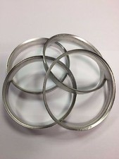 Set of 4 Aluminium 74.1 72.6 BMW E39 to E46 E36 E87 E90 E92 Metal Spigot Rings