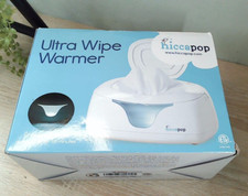 Hiccapop Wipe Warmer and Baby Wet Wipes Dispenser WHITE Comfort Calming Clean